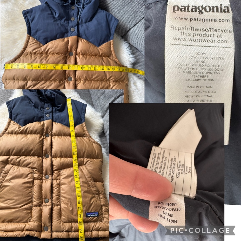 Patagonia Women's Bivy Hooded Vest Size M - Picture 13 of 16